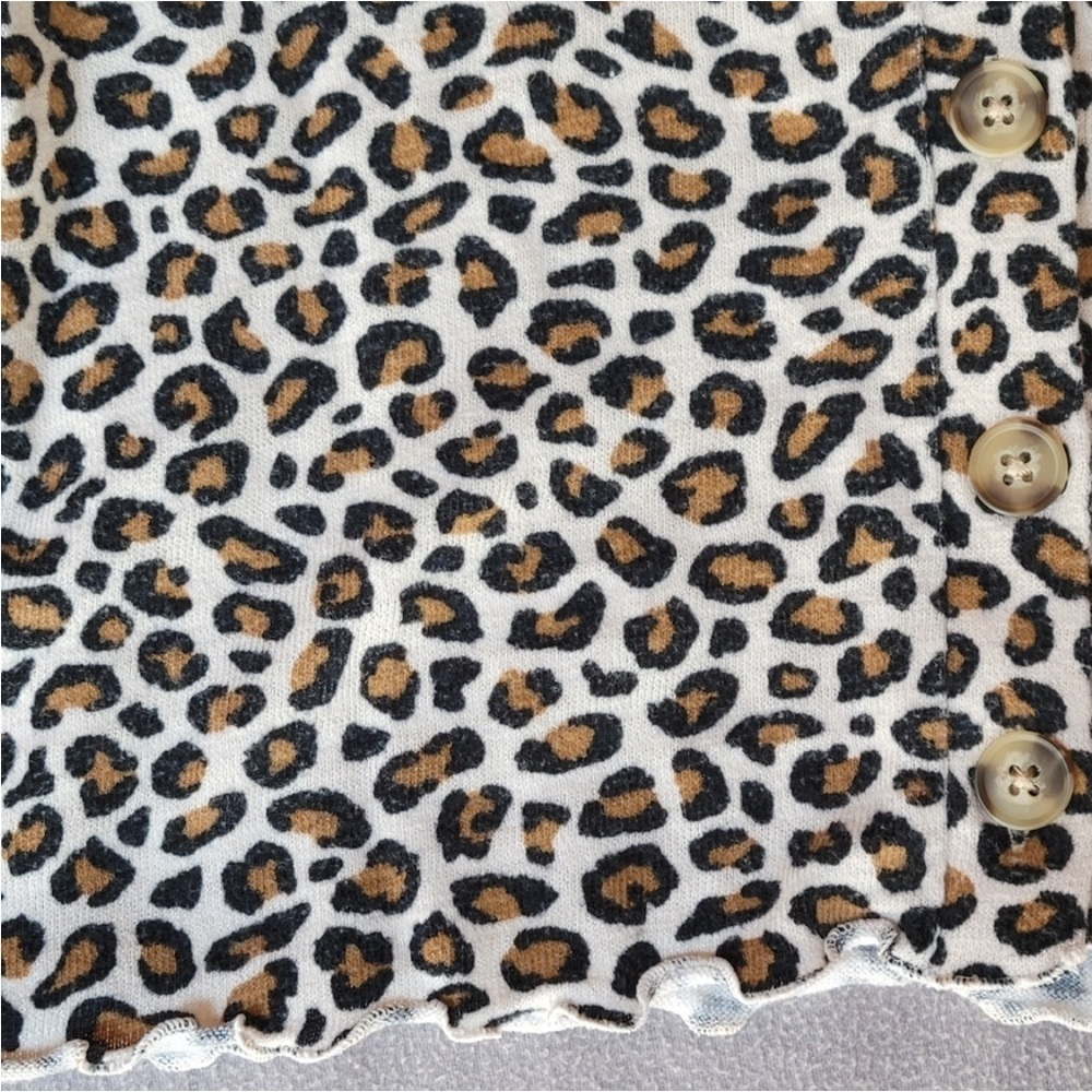 Old Navy Animal Print Button-Up Cardigan - Picture 3 of 6